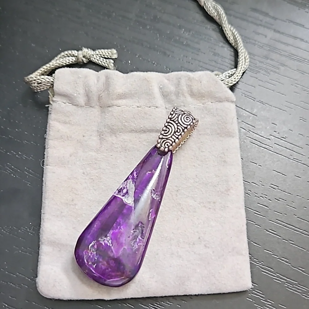 Purple necklace